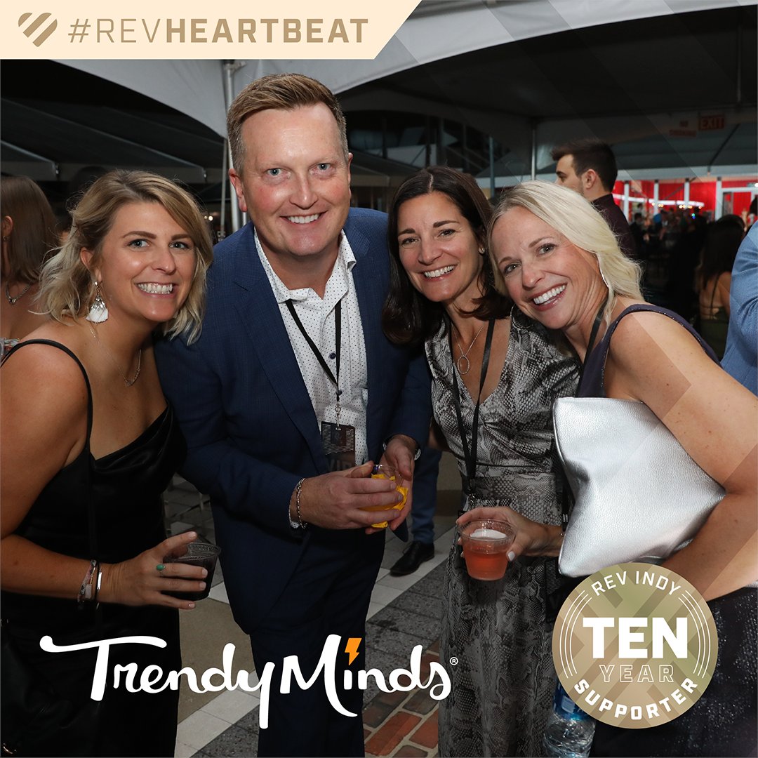 From branding to swag, <a href="/TrendyMinds/">TrendyMinds</a> has greatly inspired Rev's look and feel. "We've been involved in Rev before it was named or formed. With a few bottles of wine and some creative minds, the name Rev was born for this amazing event." -<a href="/TrevorYager/">Trevor Yager</a> #RevHeartbeat ❤️