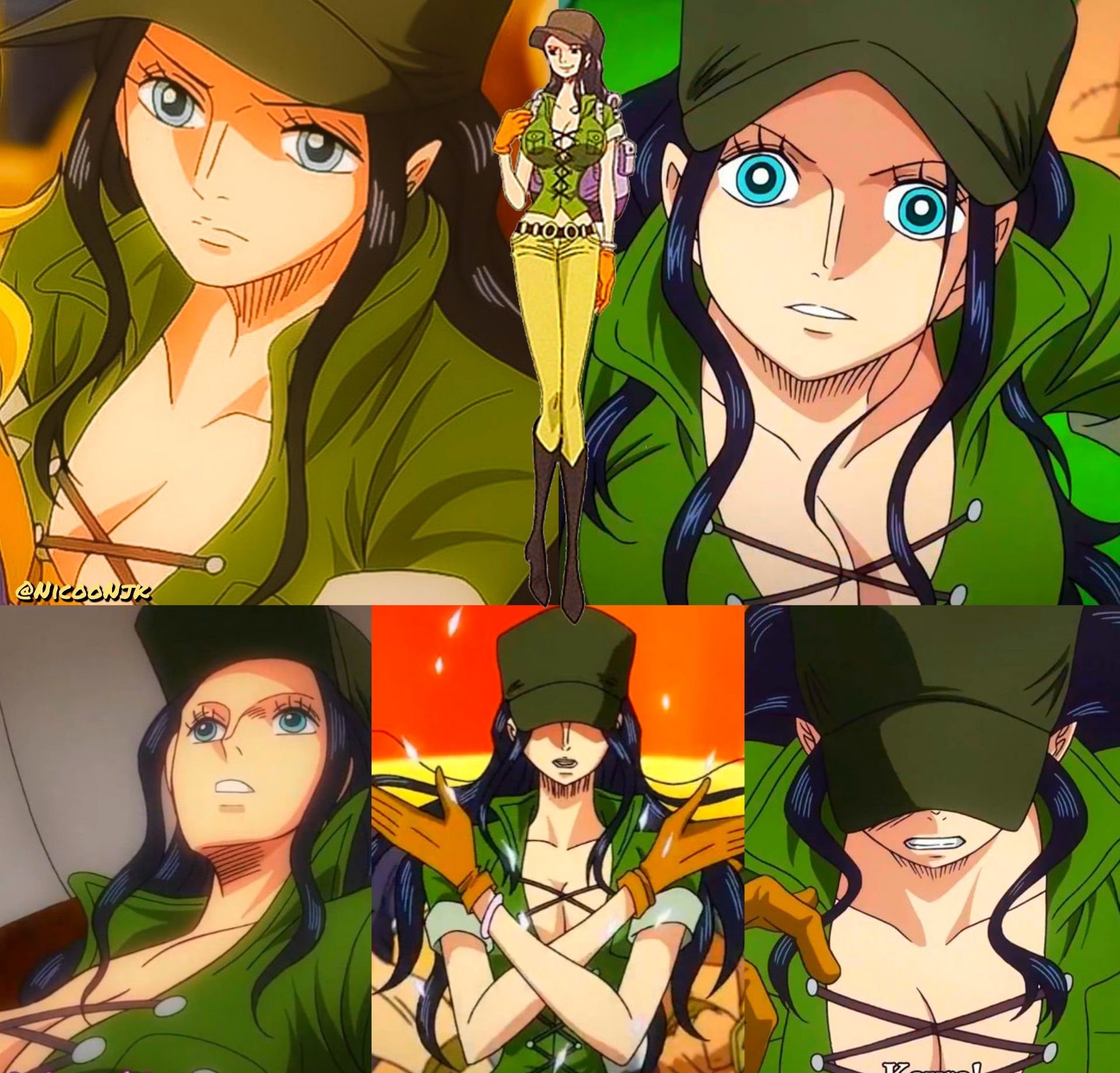 NicooNJK/Collage Art on X: One Piece Heart of Gold Robin, one of my  favorite looks for her.♥️🔥  / X