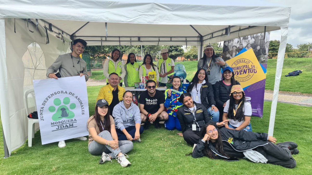Apoyamos y participamos las iniciativas del Consejo Municipal de Juventud y la Junta Defensora de Animales de Mosquera con este torneo, que busca recolectar comida para los perritos de la calle.

Gracias por la invitación y el esfuerzo para dar bienestar a quienes lo necesitan!