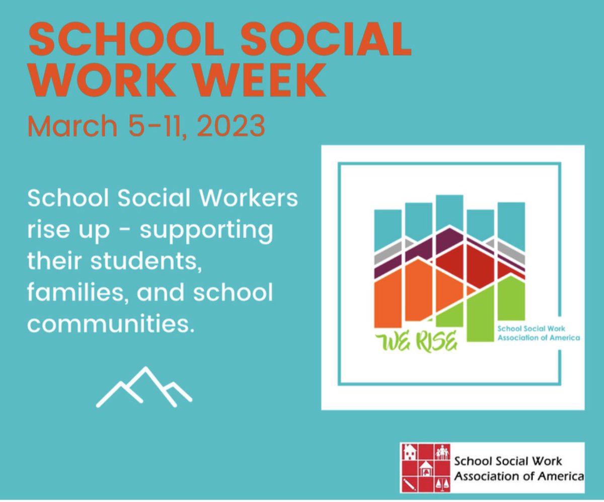 Happy School Social Work Week! #SocialWork