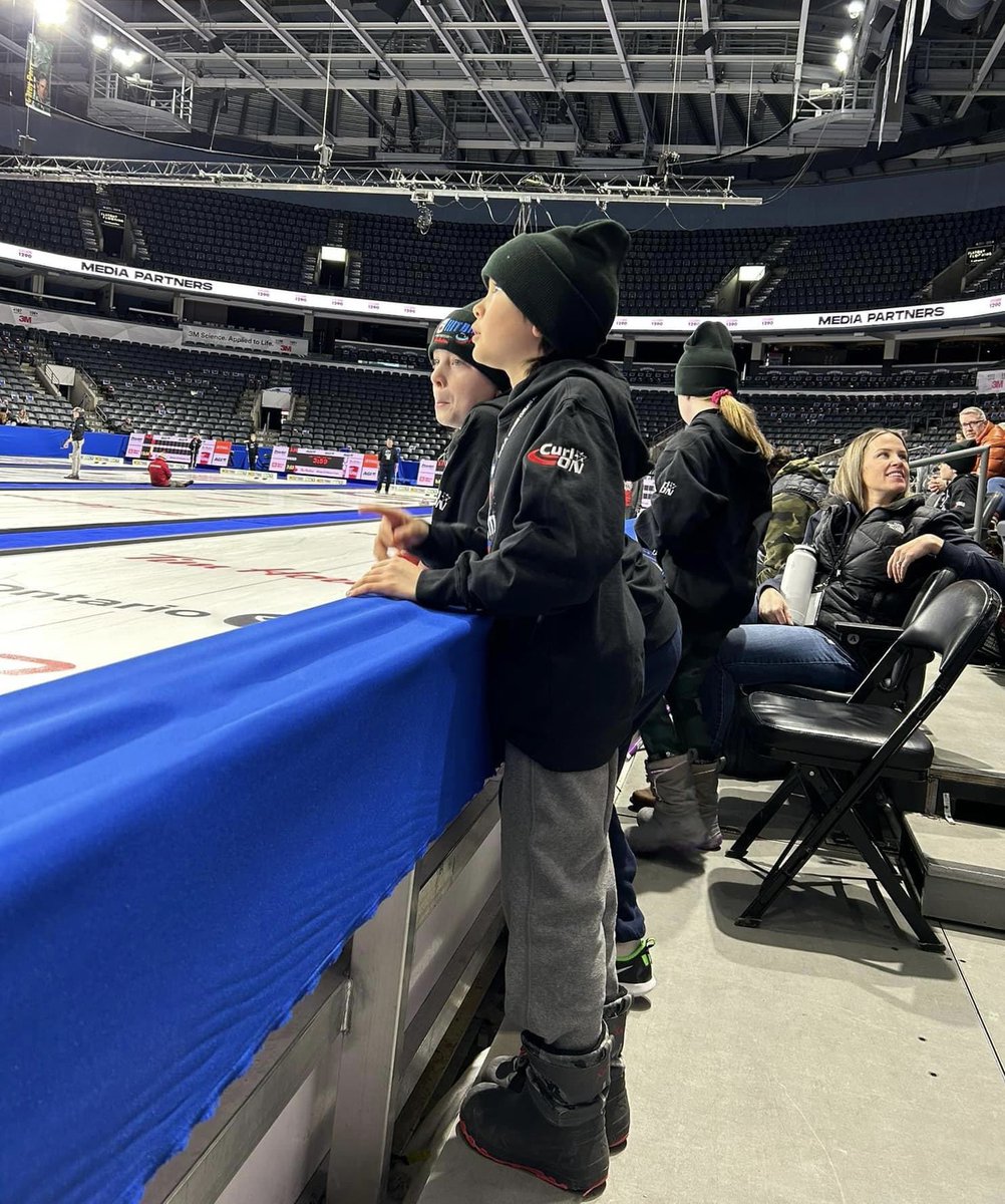 torontocurling's tweet photo. More Hit, Tap Draw youngsters on #Brier2023 ice, this time from @ChingCurling! https://t.co/B2Ps6Qu2vC