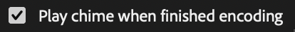 cloudiatanknee's tweet photo. this is not a drill. if you have this selected in your media encoder preferences it will BLEAT AT YOU LIKE A SHEEP IF YOUR FILE FAILS https://t.co/lKassAnryu