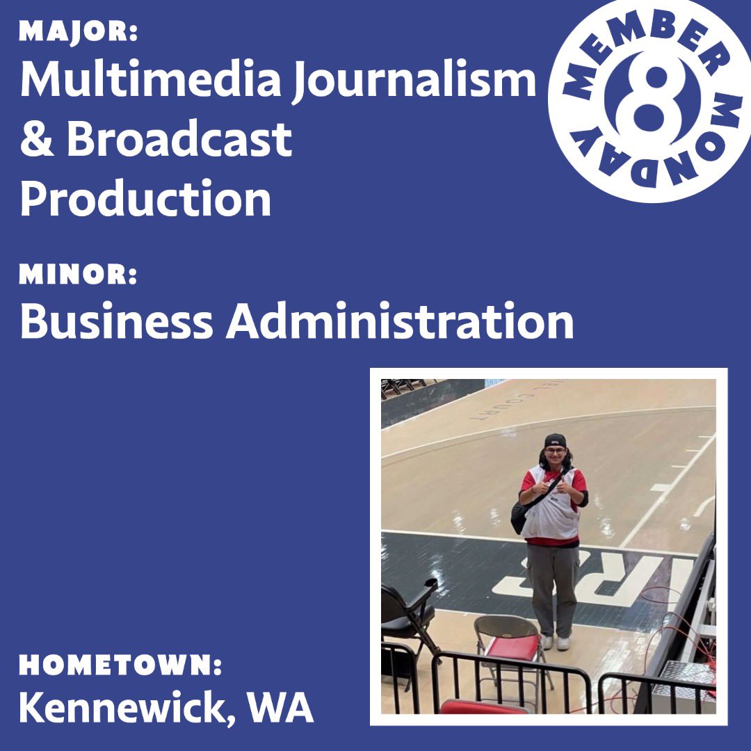 what day is it again? oh right, it’s #MemberMonday !! 

Today’s highlighted member is, Cristian Gonzalez!! 

Cristian is a senior assistant for CougZone! #Cable8 appreciates Cristian for his work ethic he brings to both #Cable8 and its sports shows!