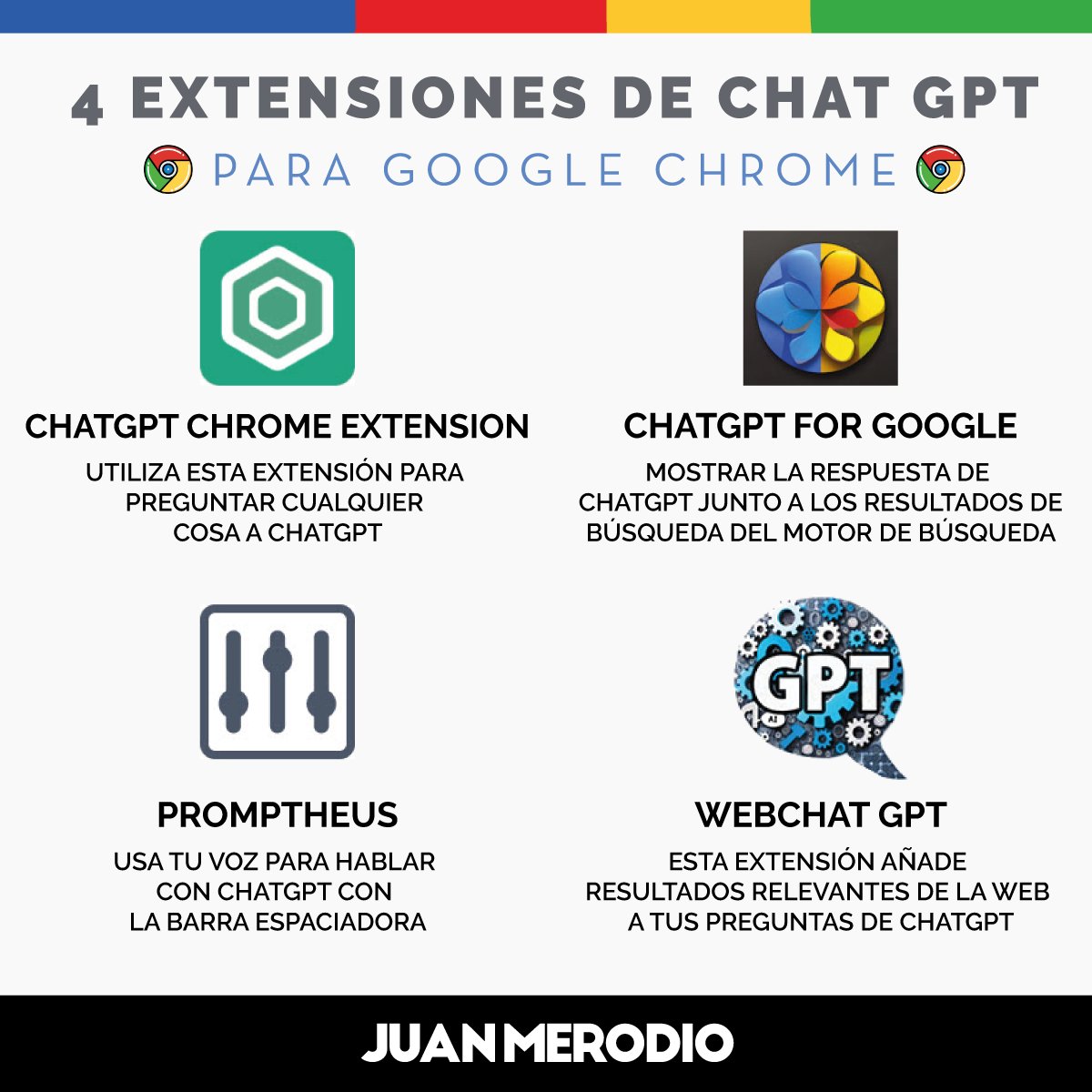CeVaDe's tweet photo. Extension de #ChatGPT para #GoogleChrome 
📌 #Infografia #PrompTheus #WebChatGPT 
📌 Vía @juanmerodio 
💻 https://t.co/6gduIEWBMJ
✅ Atte. #CesarVallejodelaTorre https://t.co/0tJf18ghGO