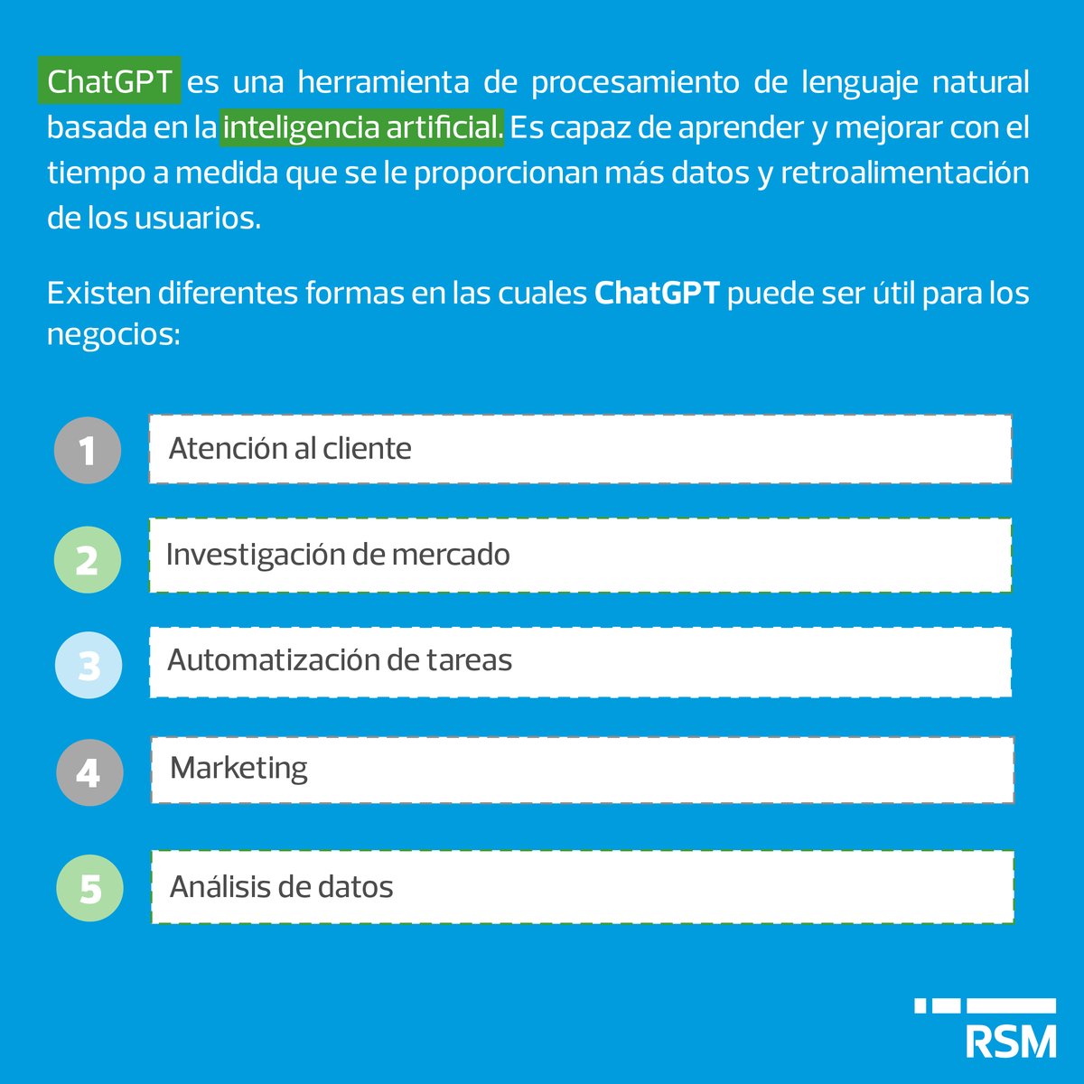 RSM_Peru_'s tweet photo. #RSMTeInforma
💻 ¿Cómo el ChatGPT puede aplicarse en el ámbito laboral?

💼 Conoce los detalles del artículo completo en: https://t.co/bonxNRGsSh

🌐 Visita nuestra página web: https://t.co/3FyN79c00U

#RSM #rsmperu #empresas #tax #legal #chatgpt #AI #LifeAtRSM #BeyondRSM https://t.co/URWdcnPzYp