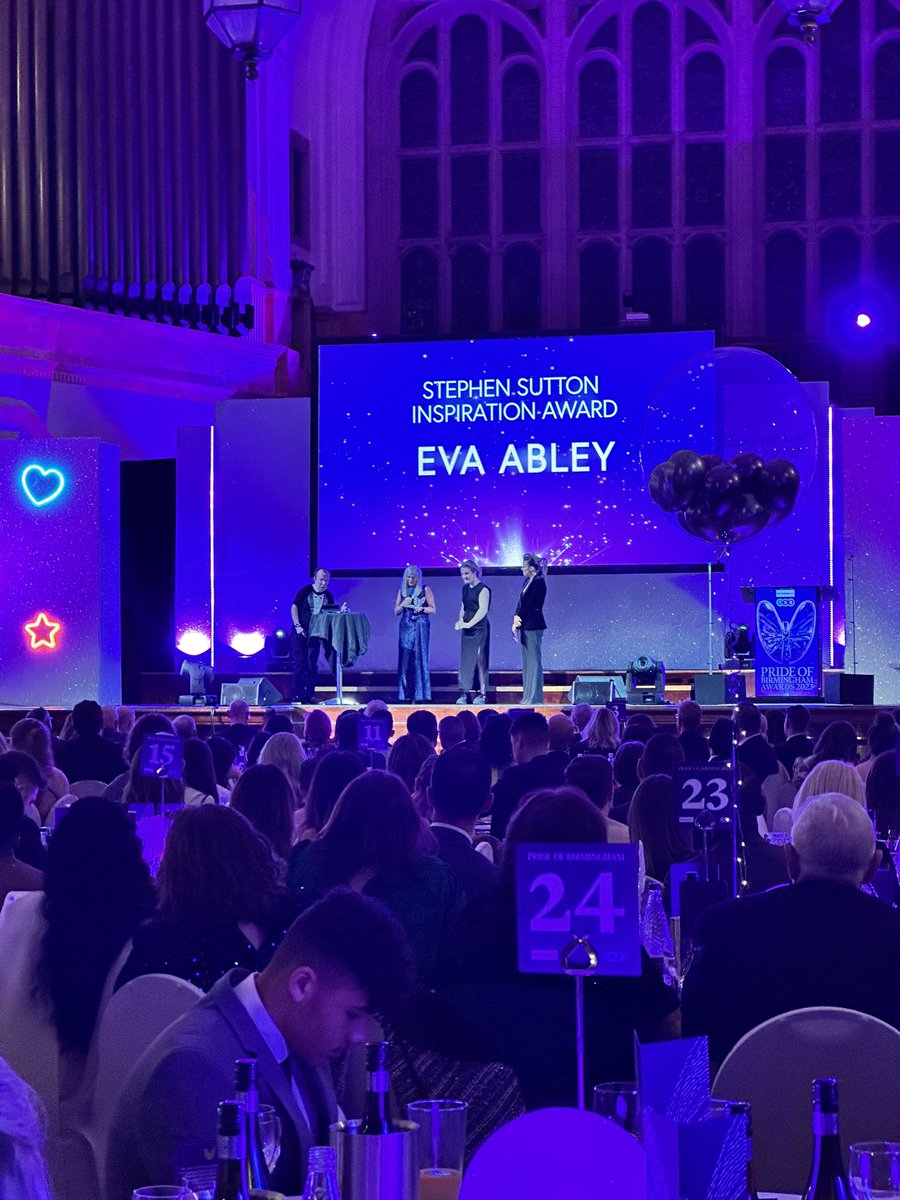 Congratulations Eva! Pleasure to present you your award! 