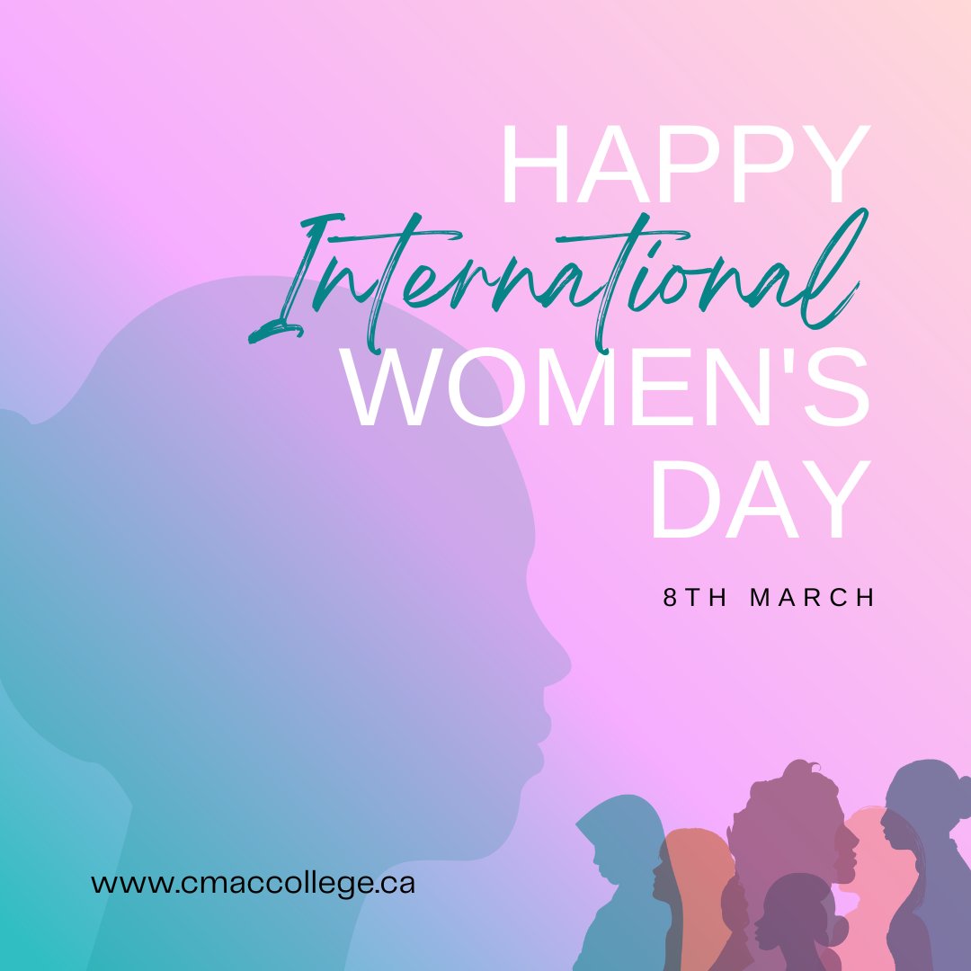 cmaccollege's tweet photo. We wish you all a Happy Women's Day from CMAC Team.                                                                                                 #womensday #celebration #happymoments #happy #memories #women #day  #cmac https://t.co/9mnuHaXzOv