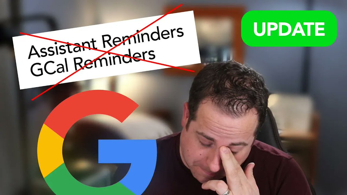 NextTechNT's tweet photo. Google is Shutting down Google Calendar Reminders and Google Assistant Reminders.

Find out more - https://t.co/DQ560q12eO https://t.co/fQZzoAX2Wg