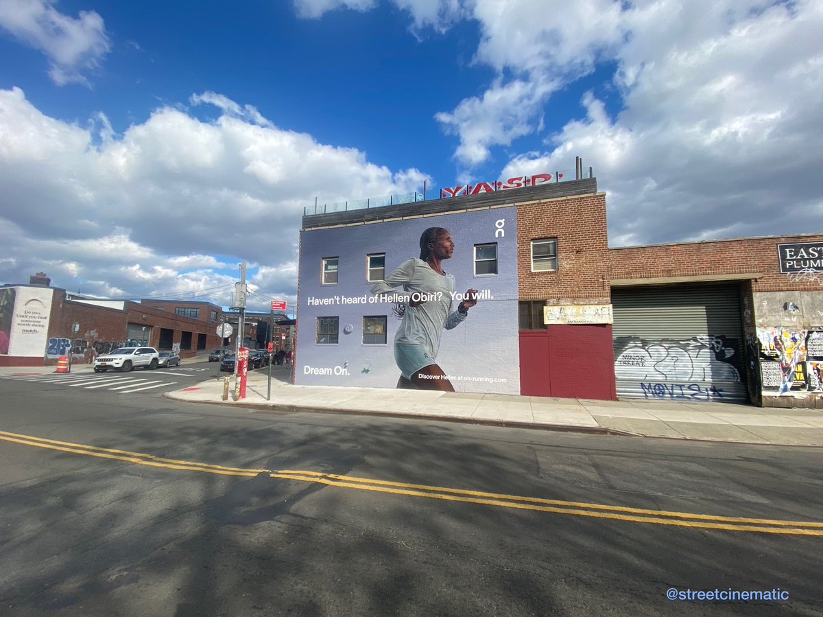 Was out in Brooklyn riding my bike and came across this massive ‘building size’ mural of Hellen Obiri . So happy and proud to see this !! Kenya folks , let her know she’s rocking Brooklyn 👏🏾👏🏾👏🏾 🏃🏿‍♀️ 🇰🇪