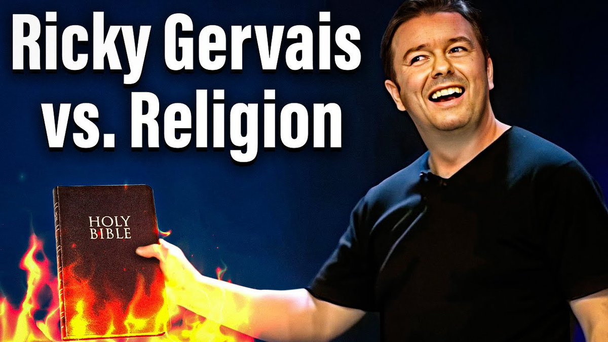 RT @gCMG_Obv: Ricky Gervais on Religion for 10 minutes straight https://t.co/tIIpwRCZ0Q via @YouTube https://t.co/BNPurFjngq