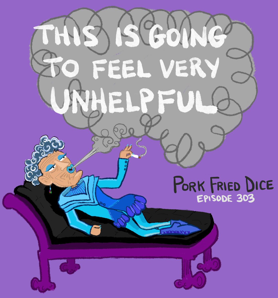 A little wonky drawing for today's release, episode 303! #dnd #dungeonsanddragons #oracles #aunttootie #pfd #actualplay #podcast #dndpodcast #5e