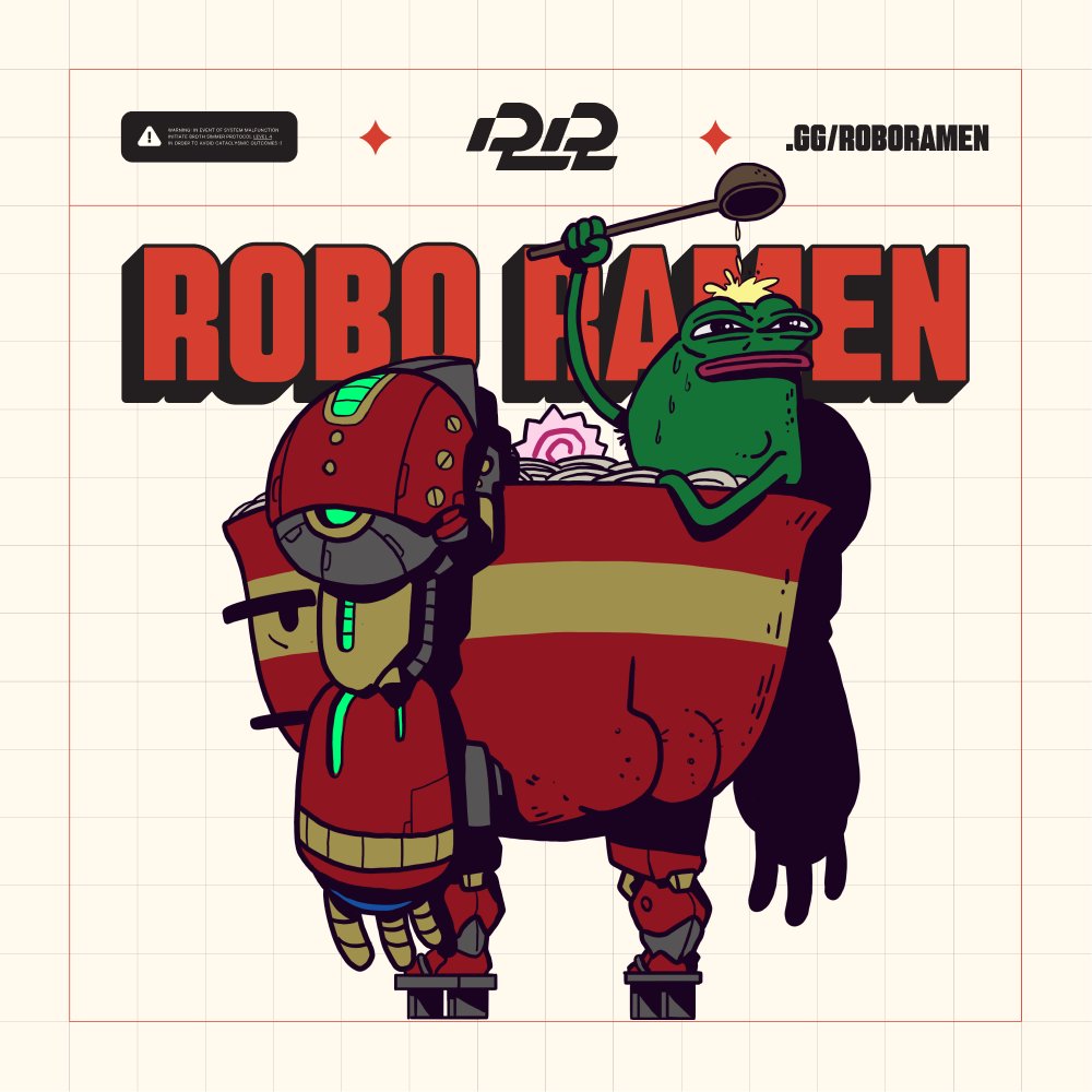 RoboRamenNFT's tweet photo. Ramen ✅
Robots ✅
Stickers ✅

🍥 https://t.co/xEW2ZS3Pd1 https://t.co/iMVu2qjr8Z