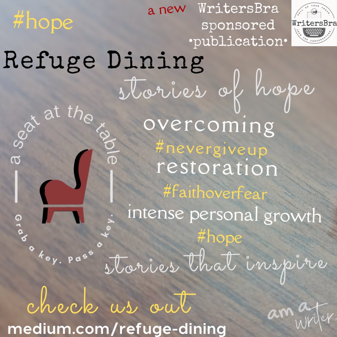 TheWritersBra's tweet image. Tell #yourstory Refuge Dining #acceptingsubmissions #querytip #querying #writerscommunity #writers medium.com/refuge-dining