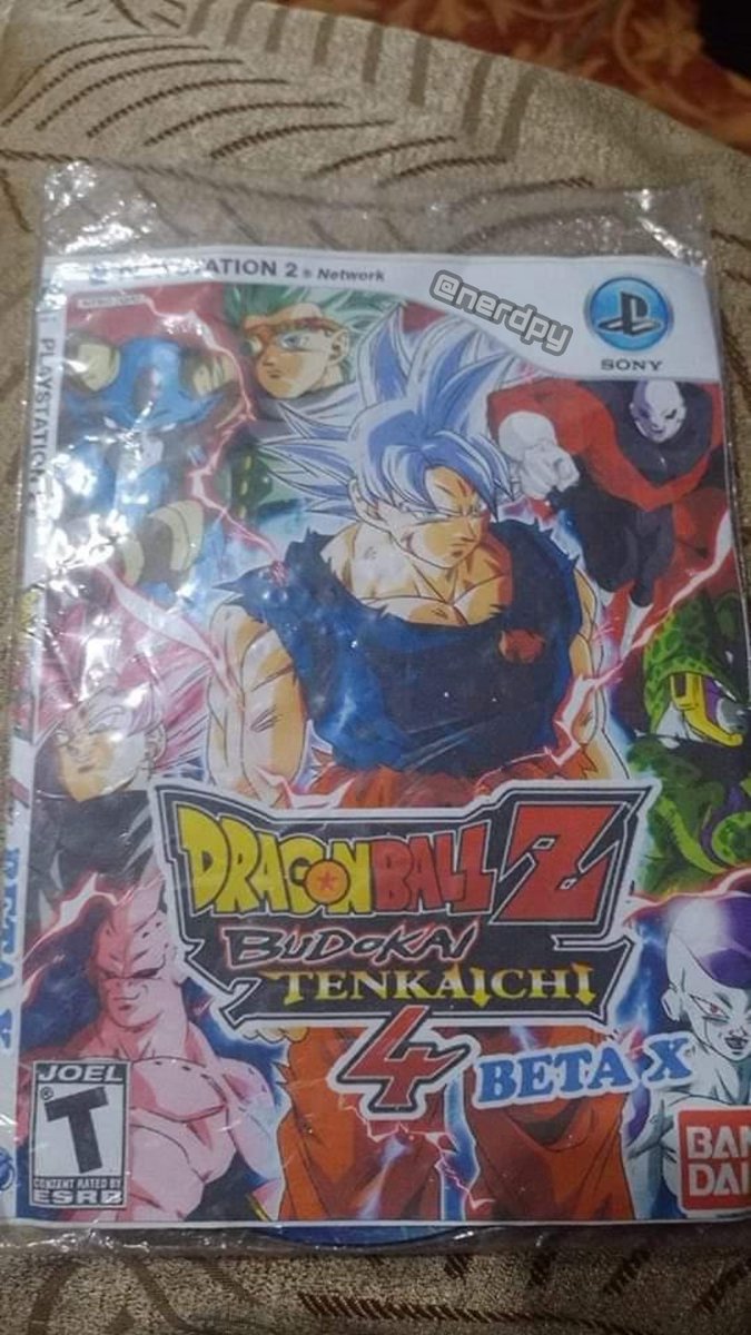 NerdPy's tweet image. Que rápido son los muchachos ya tienen la Beta X. 👽😅 #DragonBallZBudokaiTenkaichi