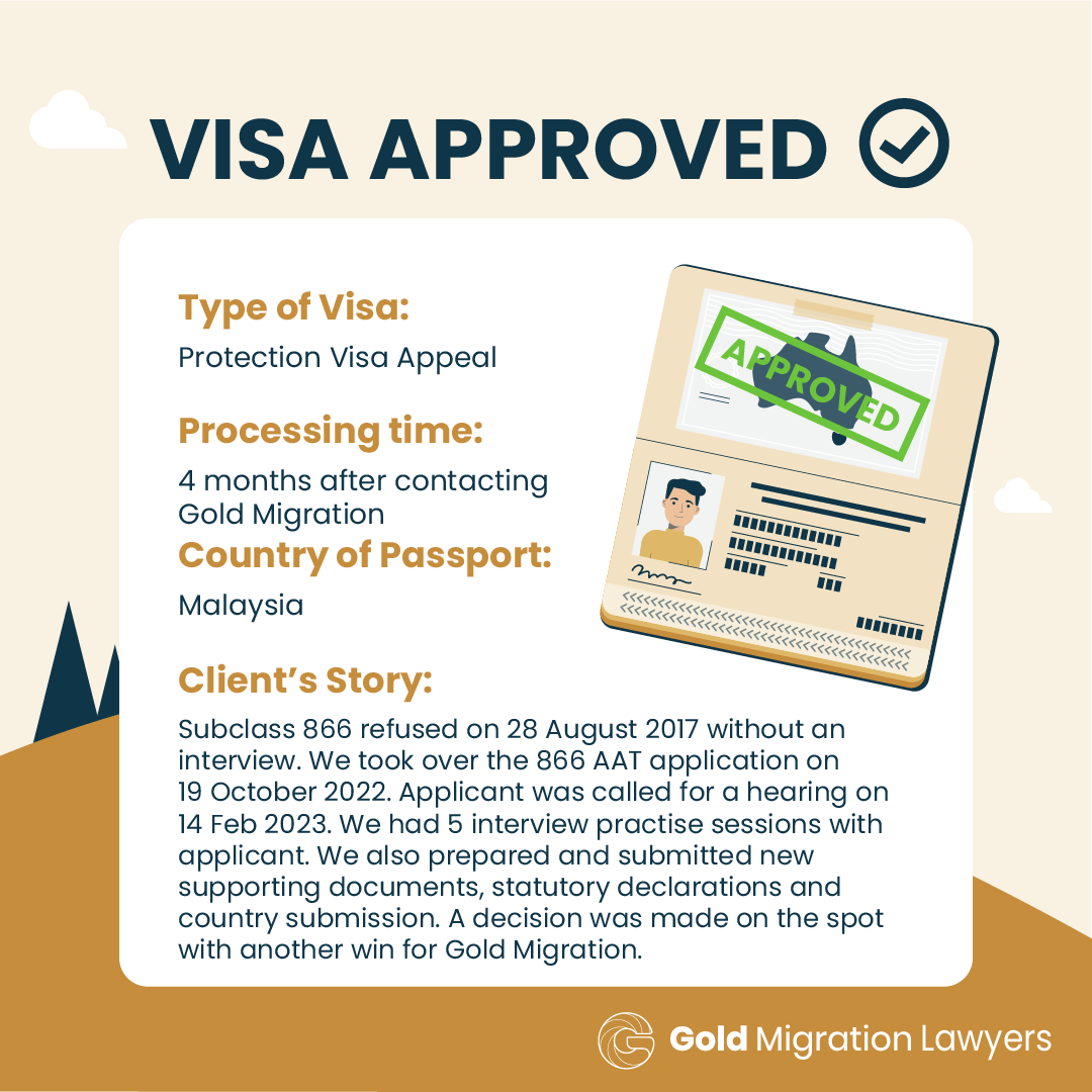 #visaappeal #866appeal #visarefusal #AATAppeal 
goldmigration.com.au/protection-vis…