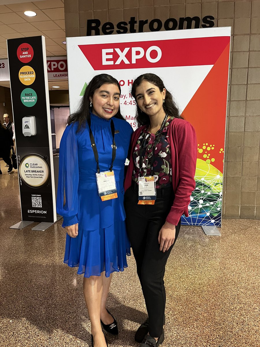 _MeghanaIyer's tweet image. Not only did I get to meet and learn from the world’s leading cardiology experts @ACCinTouch, but I also found a new community of fellow med students, friends and #futurecardiologists and fellow #WIC. So inspired by all these incredible individuals. #ACCMedStudent