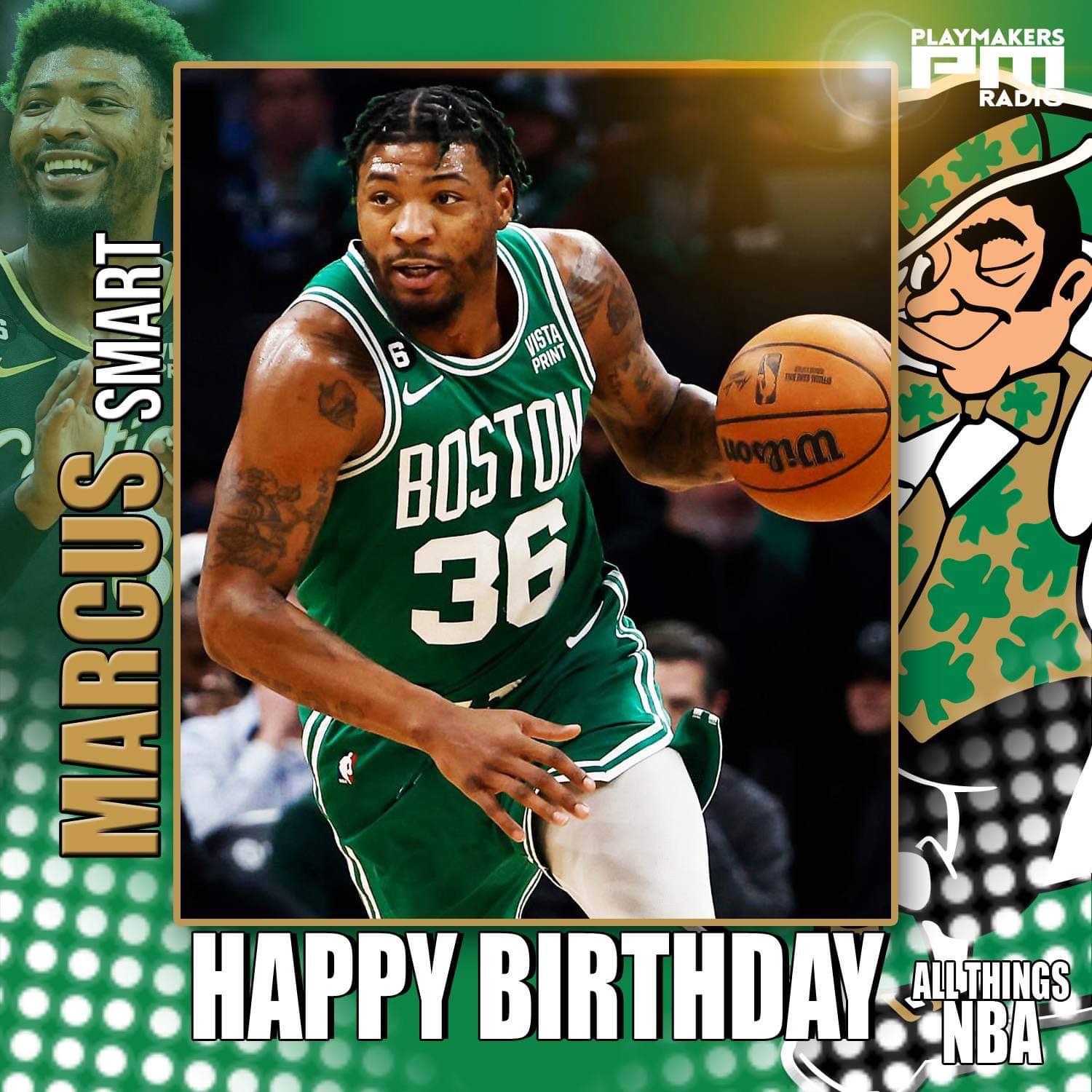 Join us in wishing Marcus Smart of the Boston Celtics a very happy 28th birthday!!!   