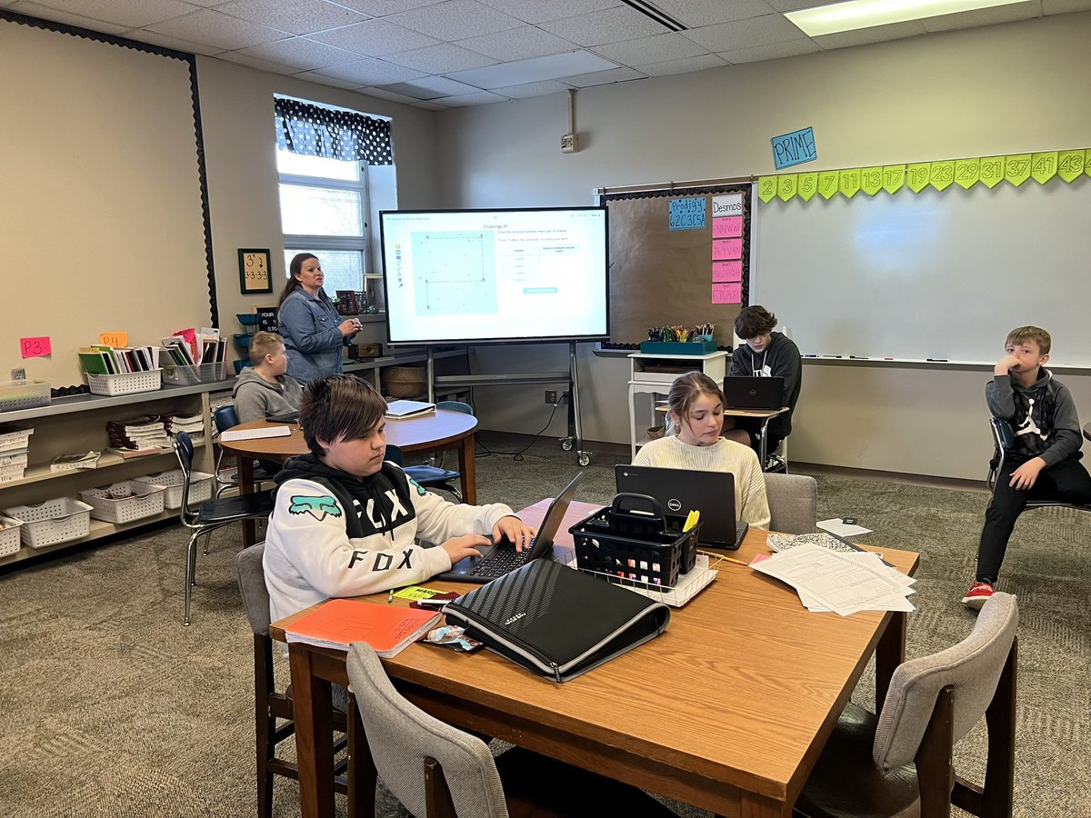 MrKline_EdTech's tweet photo. Conversations, collaborations, corrections, and coordinates! 6th graders in @JaimeNickerson5’s math classes “Counted the Coconuts” with a fun @Desmos activity during class. LOVED the conversations the students had with one another!! @twinlakesschool #MathPros https://t.co/7bc2RbBIjQ