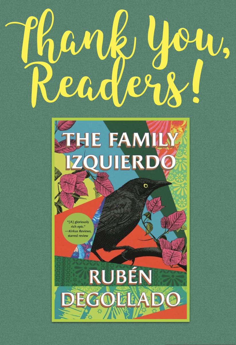 ruben_degollado's tweet photo. Some big news I was holding onto? Just after 3 months, The Family Izquierdo earned out the advance! Only a small % of authors achieve this! It’s due to your support. For all of you who read the book, boosted it, bought it as a gift, read it with your family, thank you from the bottom of my heart! I’m forever grateful! 🥹