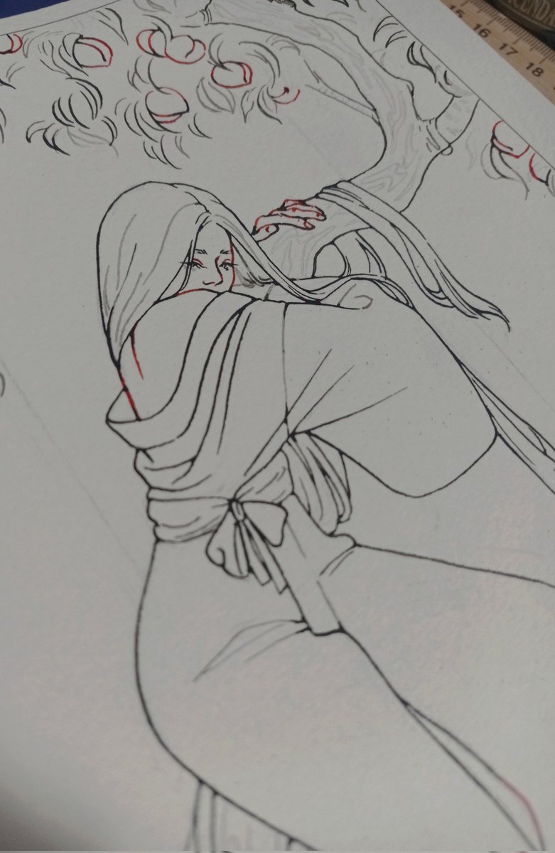 Kustikk_art's tweet photo. В ход идет новая тушь

#арт #art #wip #illustration https://t.co/Y25KPqX9Sa