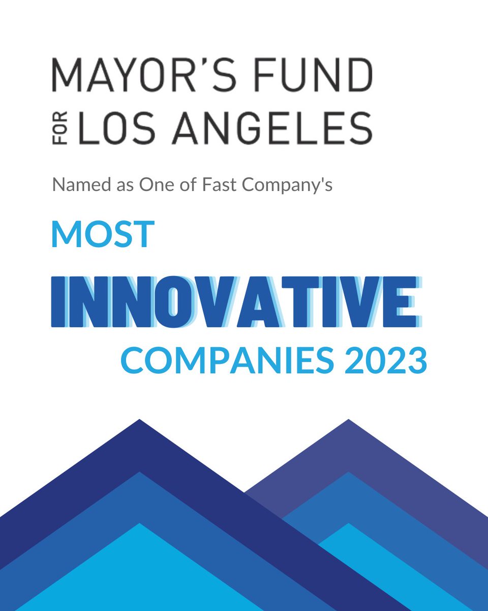 Congrats to @MayorsFundLA for being named as one of the Most Innovative Companies Working 2023 by <a href="/FastCompany/">Fast Company</a>! Rise is proud to help spread word about the positive impact the fund’s work has on all Angelenos. Read more here: bit.ly/3kYjYP7