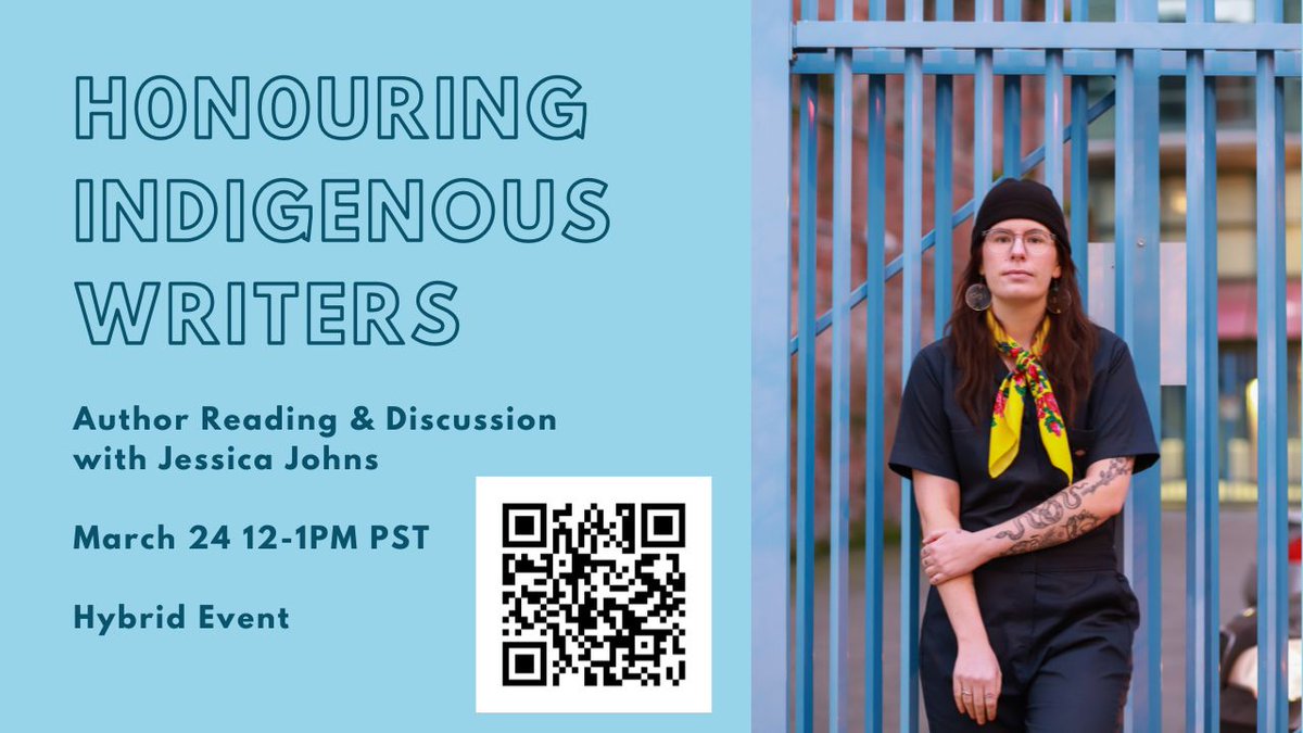 We've partnered with <a href="/UBCOLibrary/">UBC Okanagan Library</a> to bring you two author talks to #HonouringIndigenousWriters Register for @jessicastellaaa  - Bad Cree here: libcal.library.ubc.ca/event/3719712