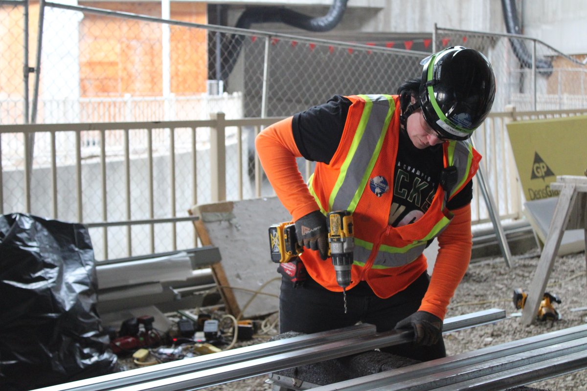 BairdCenter's tweet photo. WOMEN IN CONSTRUCTION WEEK: Meet Jennifer Bruss, a third-year sheet metal apprentice at P.L. Freeman Co. working on the #wisconsincenterexpansion.
To learn more about Jennifer Bruss, visit our Women in Construction Week page at https://t.co/X4fLk17JTD #buildingmore #wicweek2023 https://t.co/NO0Nlf5mP1