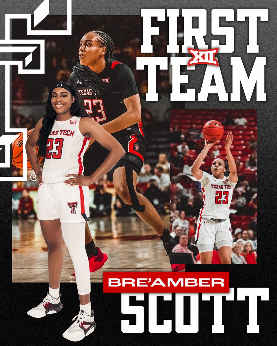 Cementing her 𝙇𝙀𝙂𝘼𝘾𝙔

Congrats to Bre Scott for earning First Team All-Big 12 Honors 

#WreckEm | <a href="/BreamberS/">Bre</a>