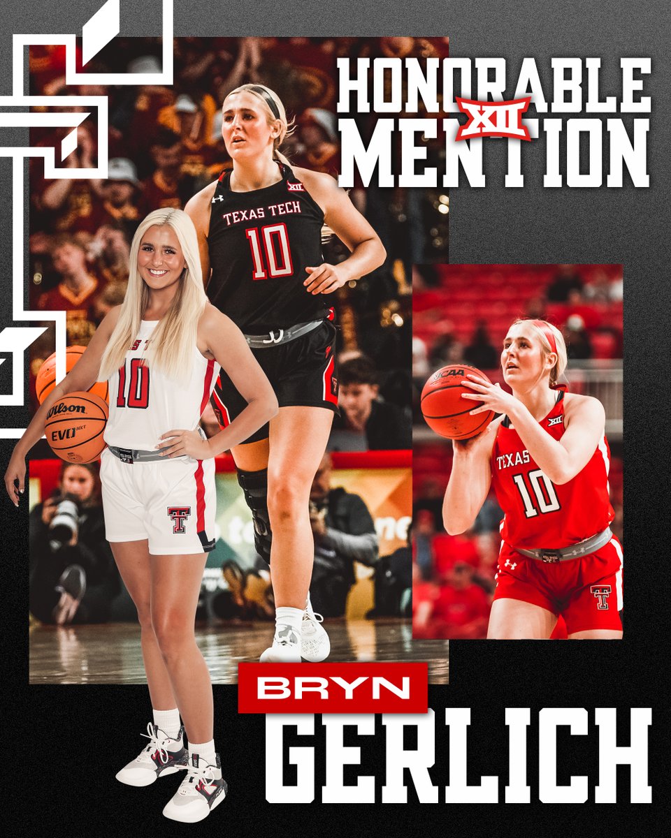 Raised her play when it meant the 𝗠𝗢𝗦𝗧

After averaging almost 11 points a game in conference play, Bryn has been named All-Big 12 Honorable Mention 

#WreckEm | <a href="/10Bryn/">bryn hutson</a>