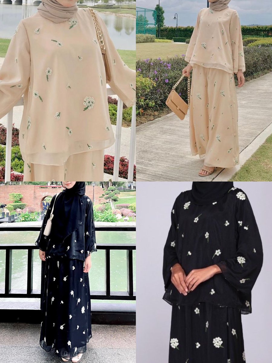 Elzahraa__'s tweet photo. Kurung that also look casual so you can wear it any time &amp; anywhere 🙌🏽

— @ShopeeMY edition — https://t.co/sgewzrJerG