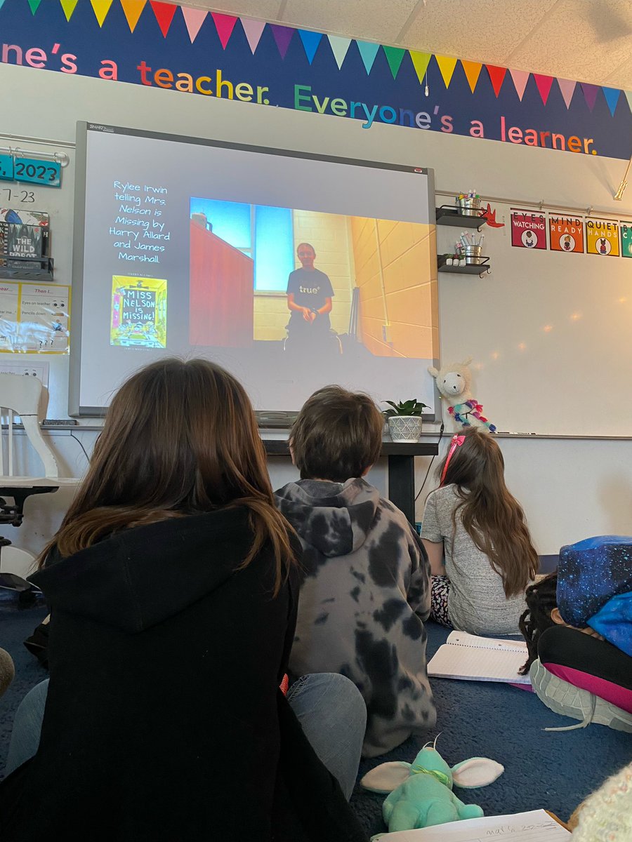 North_Tweets's tweet image. Mrs. Reynders’ class loved watching former Northie, Rylee Irwin, present Miss Nelson is Missing to kick off #JCReads week! #Proud2BNorthies #WeAreElementary #JCSchoolsChampions