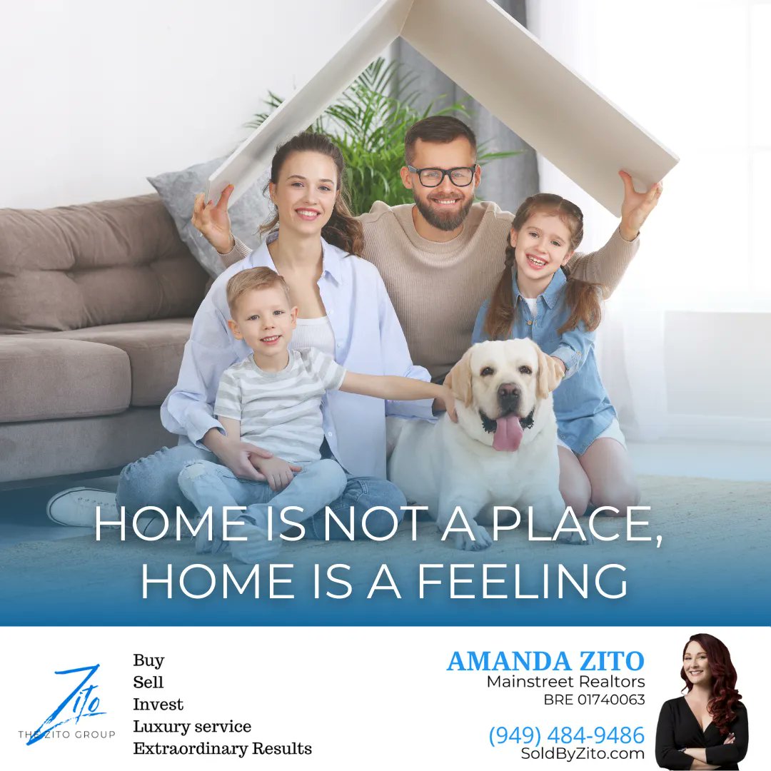 SoldbyZito's tweet image. Buying a home is so much more than just buying a house. A home is a feeling of comfort, safety, and happiness. And I want to help you along your way.😊
Amanda Zito, Realtor 909-800-7264
#soldbyzito #amandazitorealtor #localrealtor #homeowner #happyhome #happiness #happyhomeowners