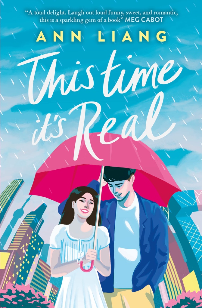 #ThisTimeItsReal A romcom about a girl who begins a fake relationship with a famous actor in her class. This book is set in Beijing and inspired by the author’s experiences as an international student. #AnnLiang