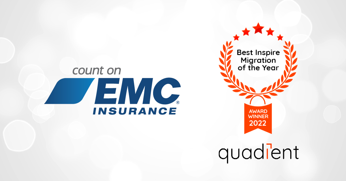 EMCInsurance's tweet photo. π¨ Exciting news alert! π¨ Our Technology team has won Best Inspire Migration of the Year at the Quadient CX Transformers Awards. We're proud to receive this honor and look forward to a continued partnership with Quadient!
#CountonEMC #InspireDays2023 https://t.co/mPjlV97BoA