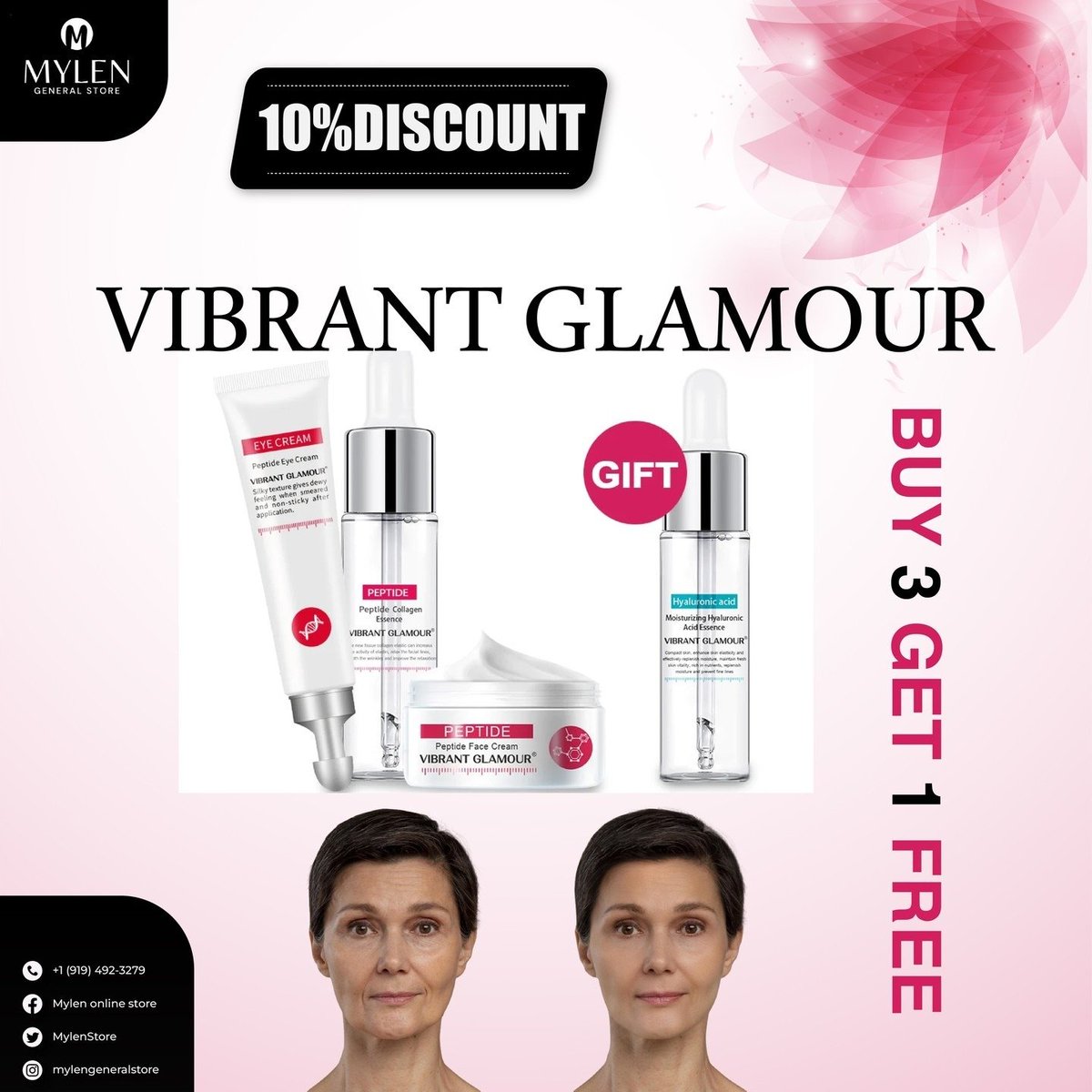 MylenStore's tweet photo. VIBRANT GLAMOUR 4 Pcs Collagen Eye Serum Face Cream Hyaluronic Acid Anti Aging Wrinkle Remover Dark Circles Repair Skin Care

Product link:�https://t.co/bCkxmLgkJc

#face #facecare #skincare #skin #beauty #skin #mylen #usa #beautyproducts #products #facebook #insagram https://t.co/F6h1G79sAL