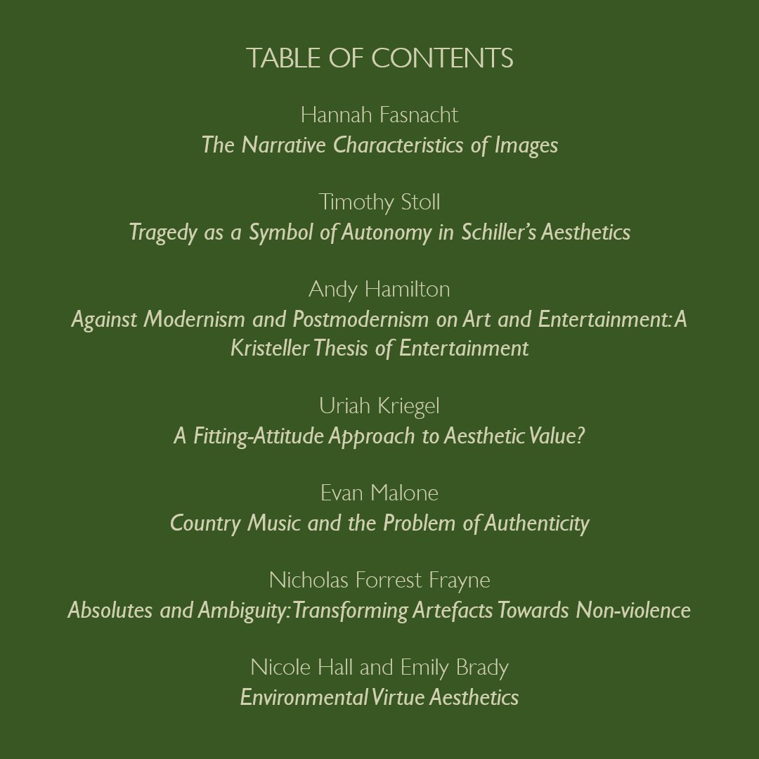 British Journal of Aesthetics tweet media