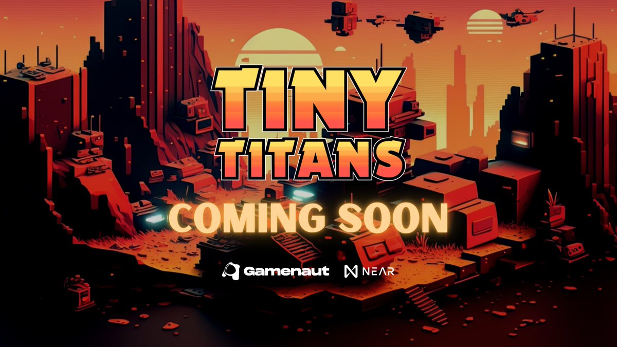 tinytitans_gg's tweet photo. Tiny Titans is a free-to-play top-down shooter launching on @NEARProtocol. Extraction-driven gameplay, no time limits on matches, and a global NFT-gated leaderboard.

There is LOTS coming your way. Follow @tinytitans_gg to stay updated. 🔫😐🏆

#GameFi #NEAR #Gaming #Web3 #P2E https://t.co/iJOudgVCcD
