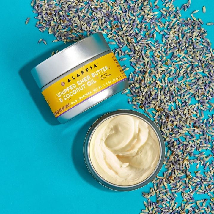 Our Whipped Shea Butter &amp; Coconut Oil softens and protects your skin and hair with ingredients like:

💜 Lavender Oil
🥥 Ethically Sourced Coconut Oil
🌾 Fair Trade and Unrefined Shea Butter