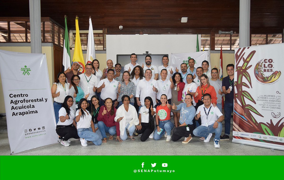 SENAPutumayo's tweet photo. 👨🏻‍🌾Gracias a una importante alianza estratégica que se adelanta con COOPERMONDO, la Agencia Italiana de Cooperación para el Desarrollo (AICS) y el SENA, 20 Instructores de la Regional Putumayo fortalecen conocimientos en cooperativismo a través del proyecto #Co.Lo.Res https://t.co/s34WRKR9JC