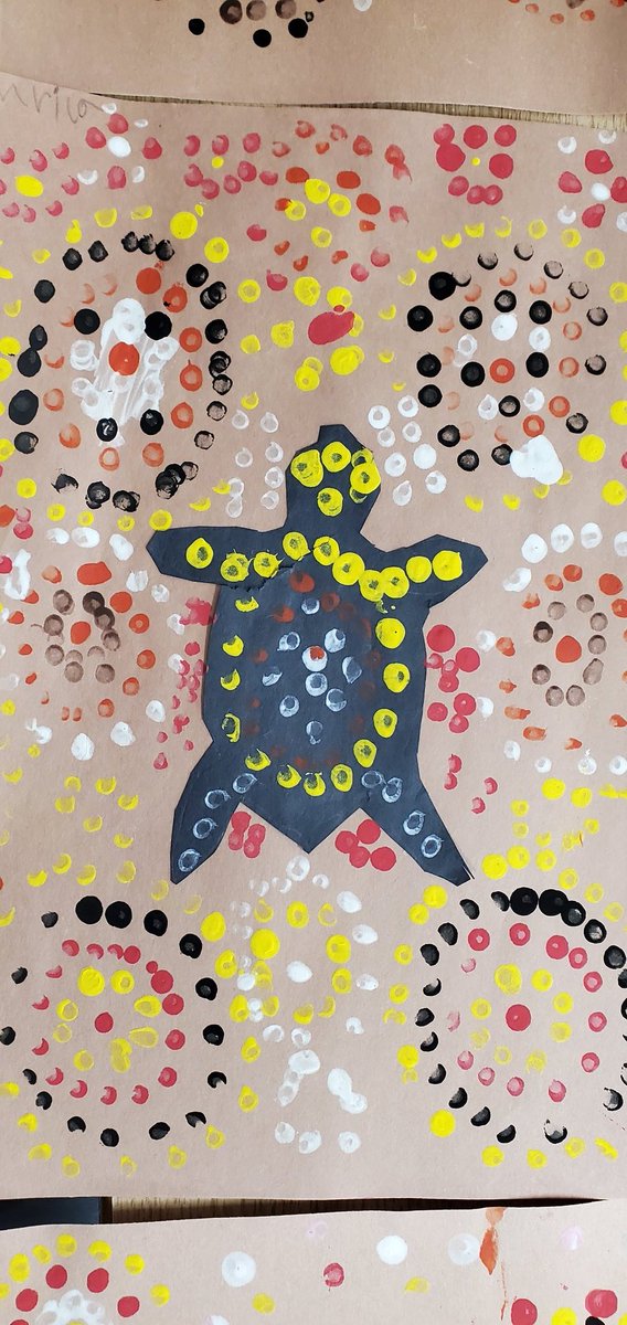 MrsTartesClass2's tweet photo. #expressingourselves inspired by Indigenous circle art techniques. We chose animals from the "Sharing Your World" book we felt best represented us. We've enjoyed studying works of art from diverse communities @GlenwoodGriffin @ibpyp https://t.co/iwJwMZq2tB