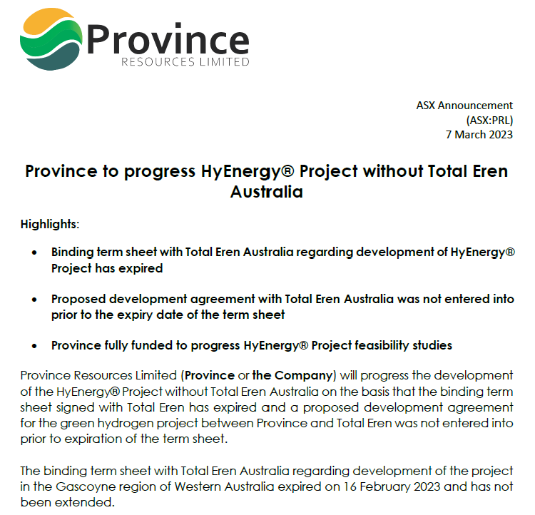 Province Resources tweet media