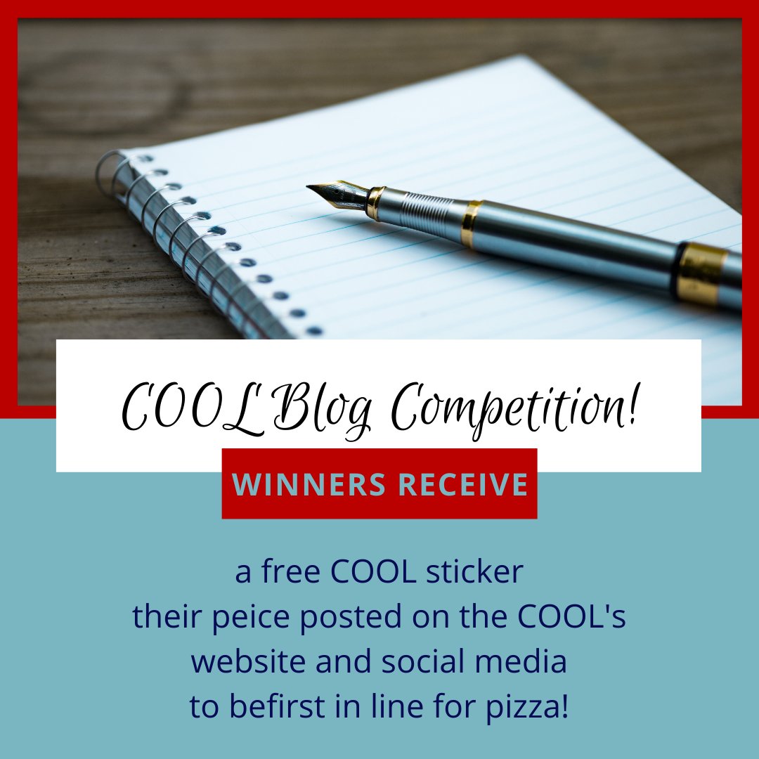 Enter the COOL's #blog competition and win coveted COOL prizes! Please check for an email from the COOL containing a Google form and more info!

#thecoolyouthgroup #catholic #cool #ProLife #prolifegeneration #essay