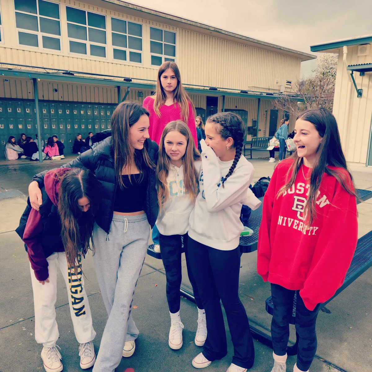 HallMiddle's tweet photo. Today was College Day at Hall. These kids came to represent! #wearelcmsd #hallmiddle https://t.co/ZovFuwDq2T