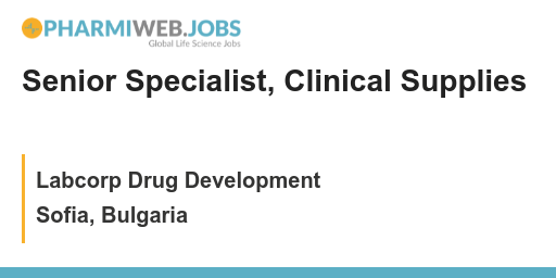 PharmaNews_Jobs's tweet image. Senior Specialist, Clinical Supplies - Labcorp Drug Development - Sofia, Bulgaria
bit.ly/3F1ao55

Join Labcorp Drug Development as Senior Specialist in Clinical Supplies in Sofia, Bulgaria! #ClinicalSupplies #LabcorpDrugDevelopment #Sofia #Bulgaria #Jobs