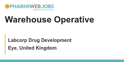 PharmaNews_Jobs's tweet image. Warehouse Operative - Labcorp Drug Development - Eye, United Kingdom
bit.ly/3F13w7E

#WarehouseOperative needed in Eye, UK! Join Labcorp Drug Development and be part of our team! #Warehouse #Eye #LabcorpDrugDevelopment #JobOpportunity