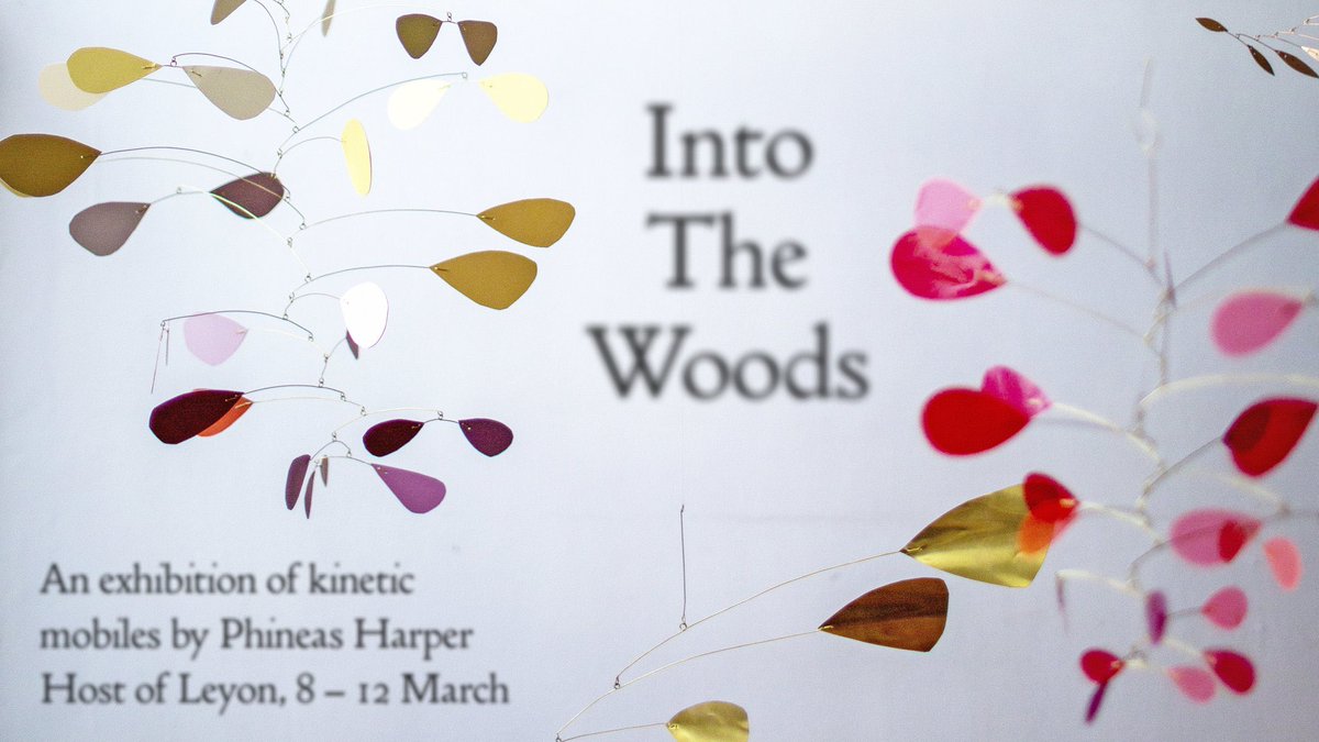 Don’t miss our next event, a mesmerising kinetic mobile exhibition by the brilliant @PhinHarper 

8-12th March

Host of Leyton 
658 High Rd
London E10 6JP

#eastlondon #artshow #exhibition #leyton