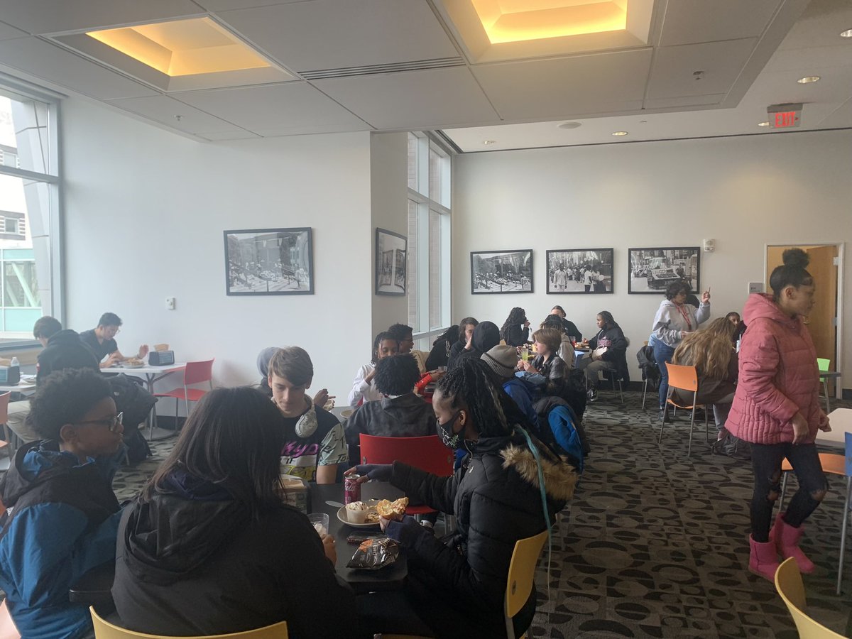 Today 7th graders from @CHUHMonticello had the opportunity to visit CSU  #CollegeExposure #2028 #GEARUPWORKS #AVID thank you @CLE_State for having us @CHUHSchools @CHUHCurriculum
