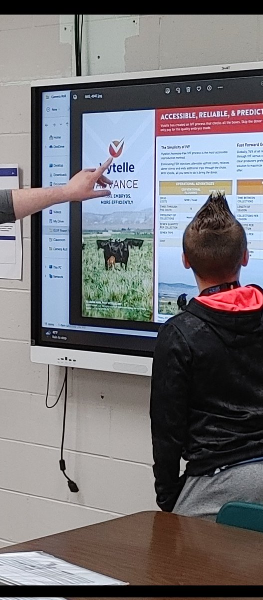 TSchockling's tweet photo. Speaker for the 6th grade careers class was Ben Schockling. He discussed working in the field of embryology. Students had lots of questions and he answered them all. Students were quite surprised with some of the answers. Thanks for the presentation!  @NobleLocal_SD #ZepSTEM https://t.co/SScZ8U0jNd