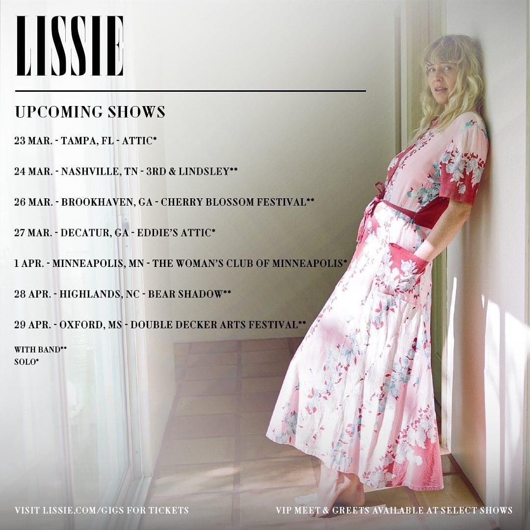 Lissie Maurus (@lissiemusic) on Twitter photo I’m doing some US dates! I’ve played in FL once 13 years ago, so looking forward to Tampa! Solo show! Then joining up w/ the band in Nashville, the birthplace of Carving Canyons, then onto <a href="/BrookCherryFest/">Brookhaven Cherry Blossom Festival</a> in ATL, w/ a solo ATL show to follow! I hope to see old & new faces! ❤️ I’m doing some US dates! I’ve played in FL once 13 years ago, so looking forward to Tampa! Solo show! Then joining up w/ the band in Nashville, the birthplace of Carving Canyons, then onto <a href="/BrookCherryFest/">Brookhaven Cherry Blossom Festival</a> in ATL, w/ a solo ATL show to follow! I hope to see old & new faces! ❤️