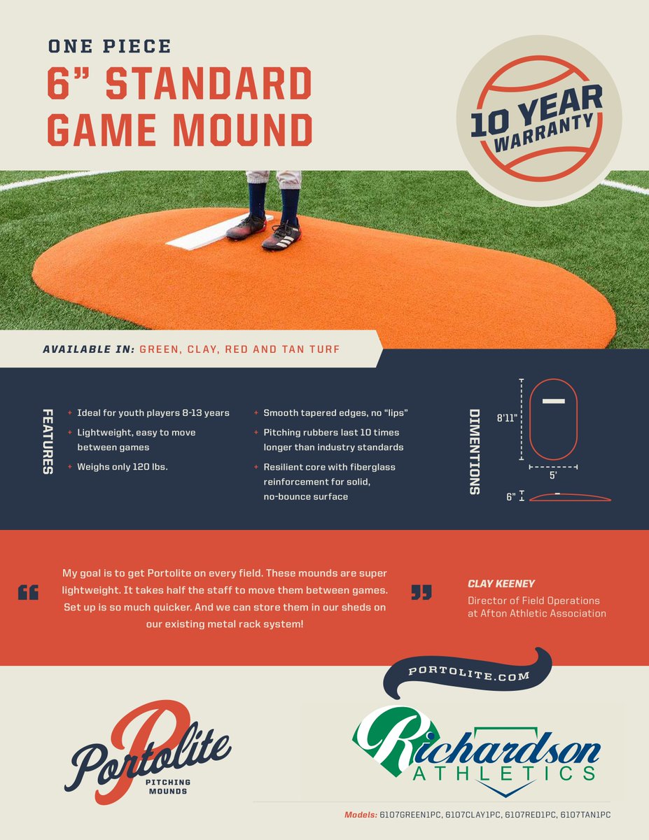 Richardson Athletics (@richardsonath) on Twitter photo 🚨🚨 FREE GIVEAWAY 🚨🚨
Are you in the market for a brand new game mound?We are giving away this Portolite 6" standard game mound! Drawing will take place on 3/10/23
Here is how to enter for a chance to win:
- Retweet this post
- Tag two people
- Must be following <a href="/RichardsonAth/">Richardson Athletics</a> 🚨🚨 FREE GIVEAWAY 🚨🚨
Are you in the market for a brand new game mound?We are giving away this Portolite 6" standard game mound! Drawing will take place on 3/10/23
Here is how to enter for a chance to win:
- Retweet this post
- Tag two people
- Must be following <a href="/RichardsonAth/">Richardson Athletics</a>